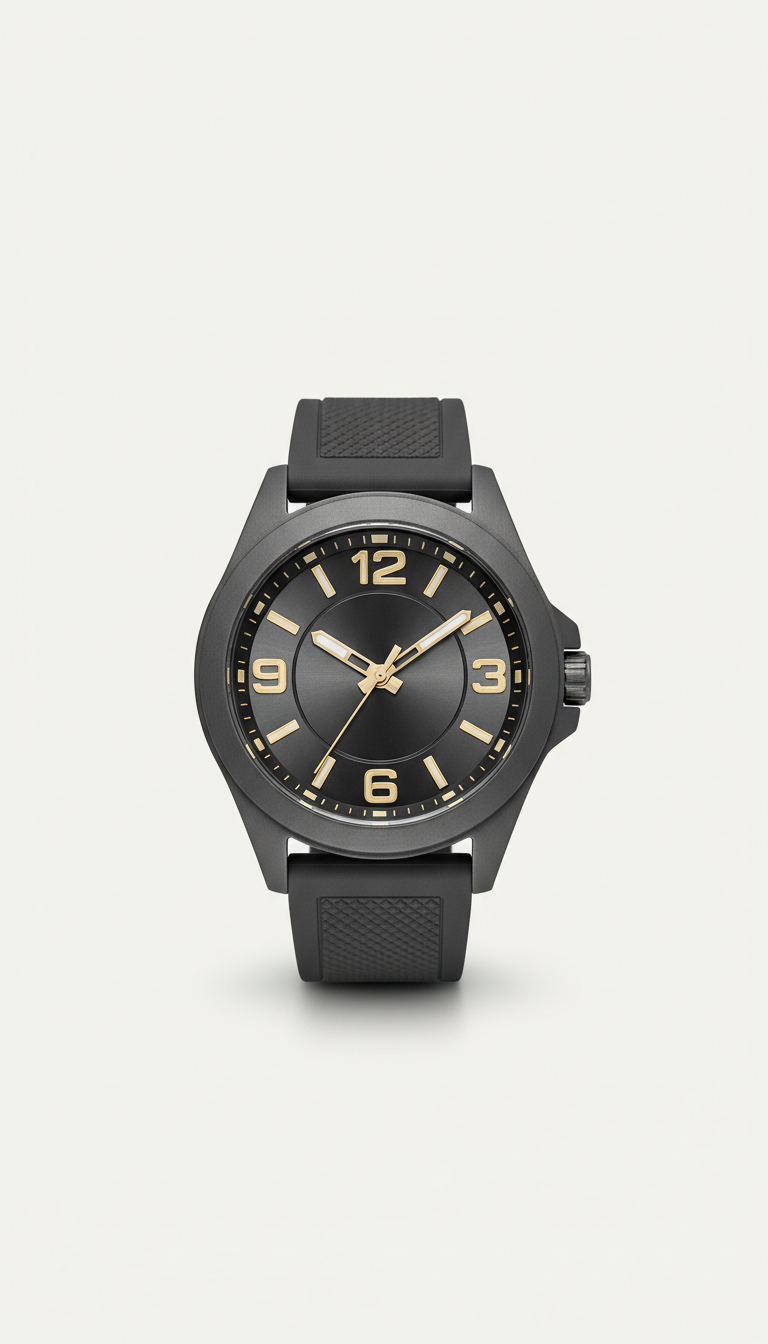 Graphite-cased sports watch