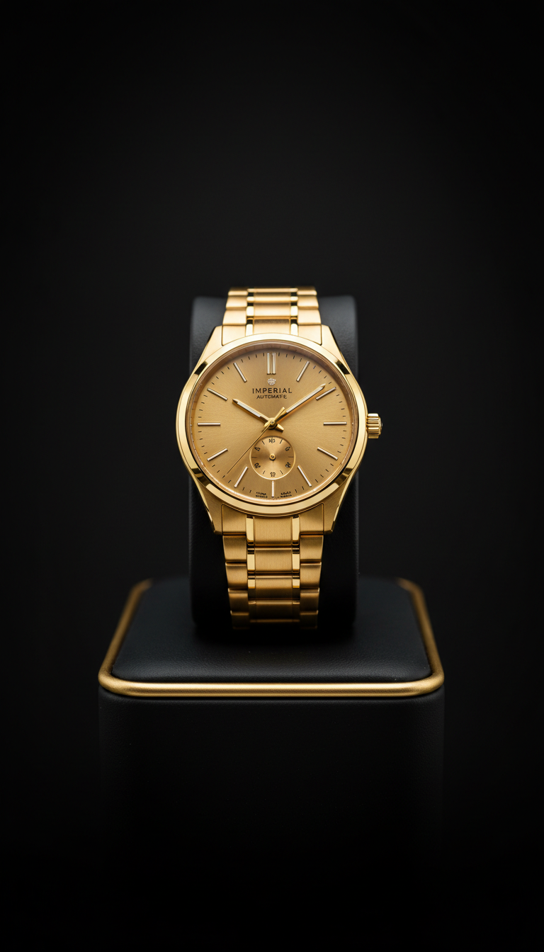 Imperial Gold Automatic Swiss Watch